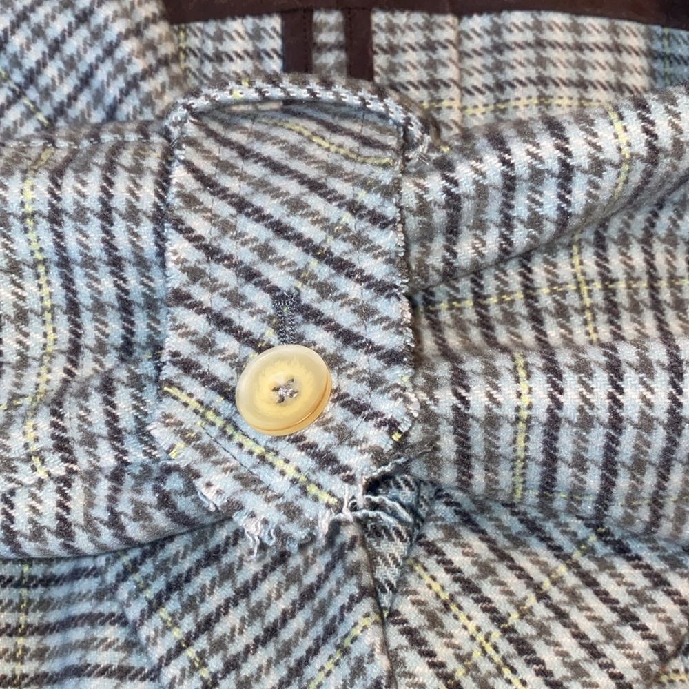 Free People WE THE FREE Liberty Duster Plaid Wool Blend Coat Size Small - Picture 6 of 9